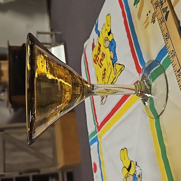 2 blown glass Margherita glasses - Picture 5 of 5